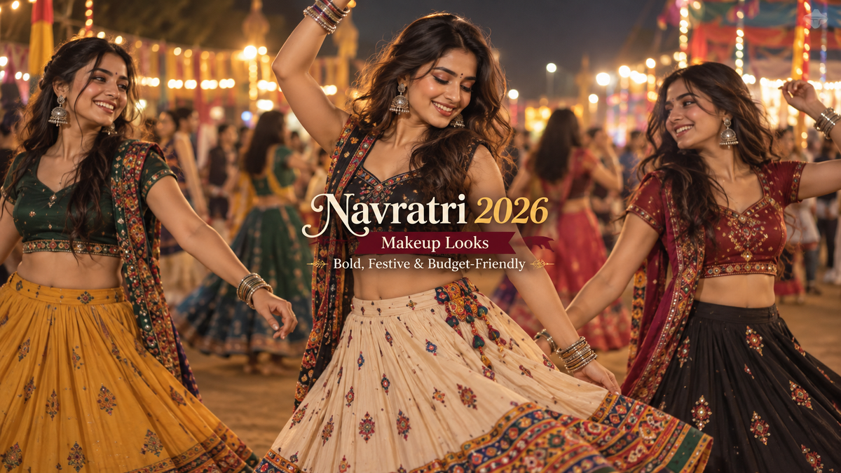 Navratri 2026 Makeup Looks: Bold, Festive & Budget-Friendly