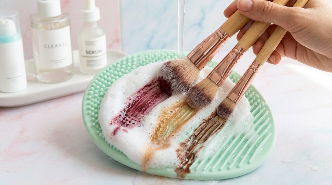Dirty Makeup Brushes? Here’s How to Clean Them Properly (Step-by-Step Guide)