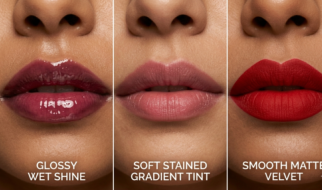 Lip Tint vs Lip Gloss vs Matte Lipstick: Which Finish Should You Actually Wear?