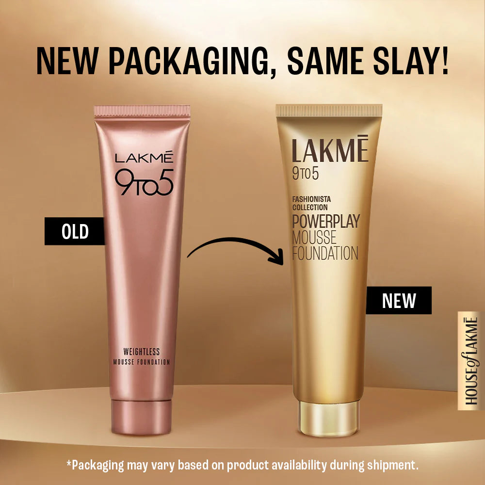 Lakmē 9to5 Powerplay Mousse Foundation , 25g