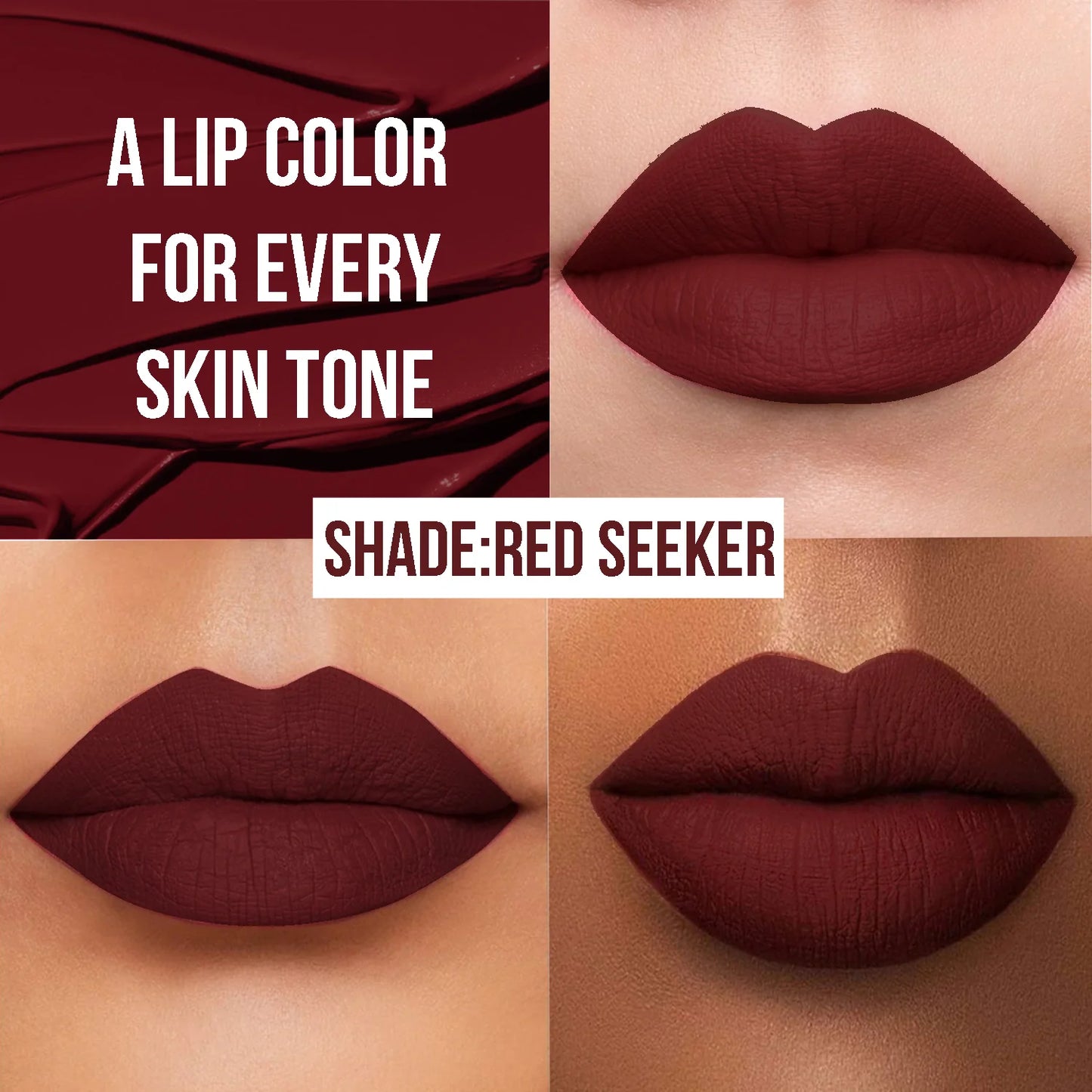 Insight Cosmetics 24 Hrs Non Transfer Matte Lipstick, 3g
