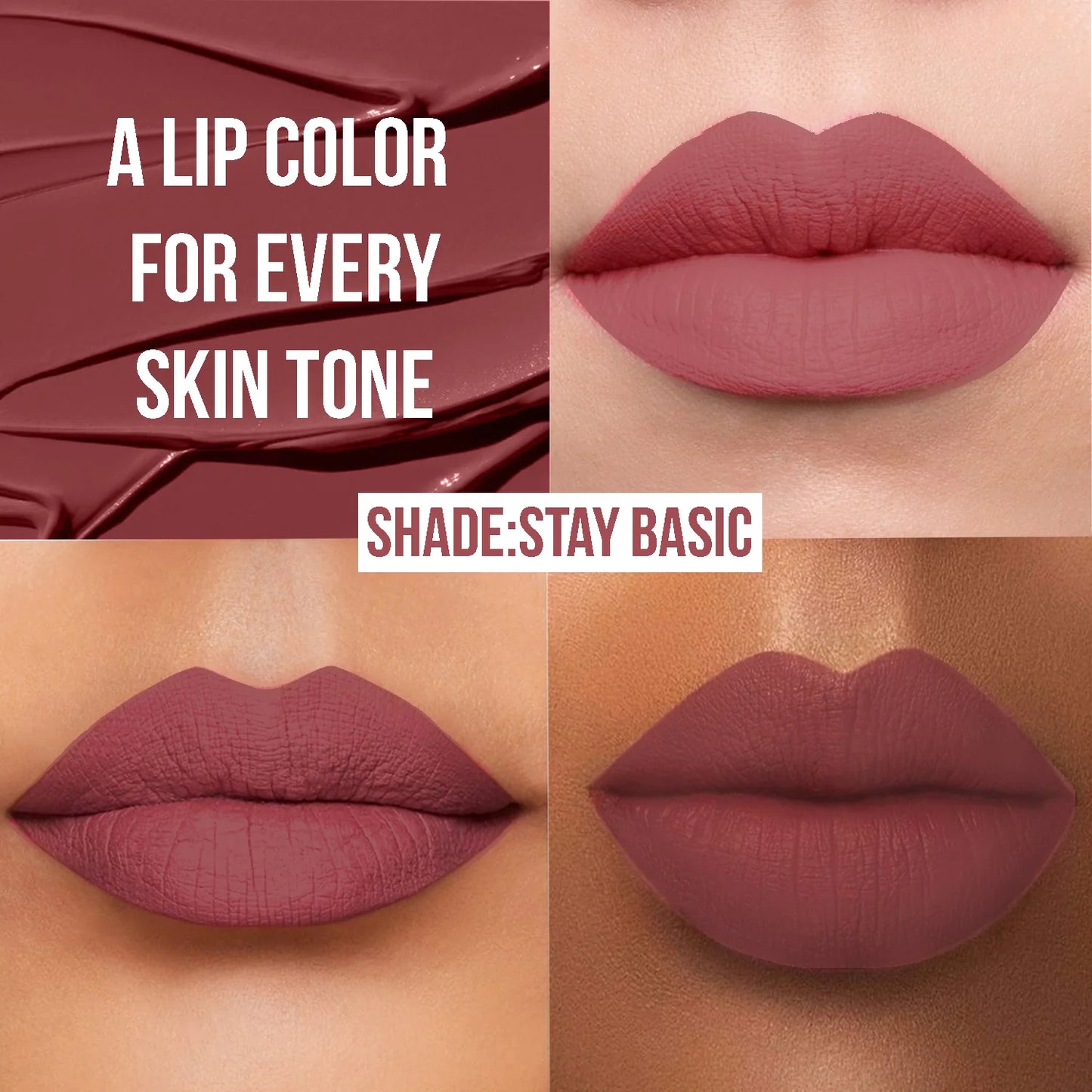 Insight Cosmetics 24 Hrs Non Transfer Matte Lipstick, 3g