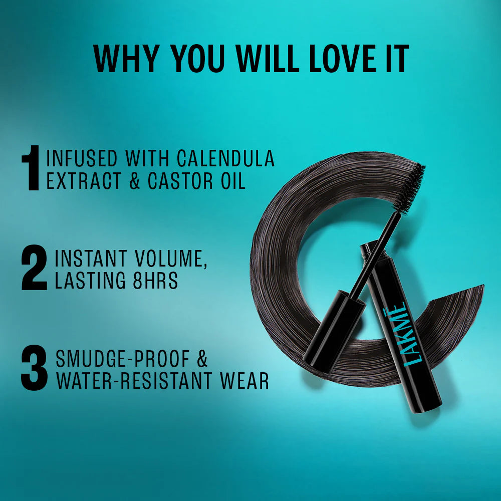 Lakmē Eyeconic Volumizing Mascara, 8.5ml