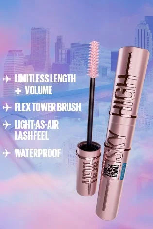 Maybelline New York Lash Sensational Sky High Waterproof Mascara, 6ml
