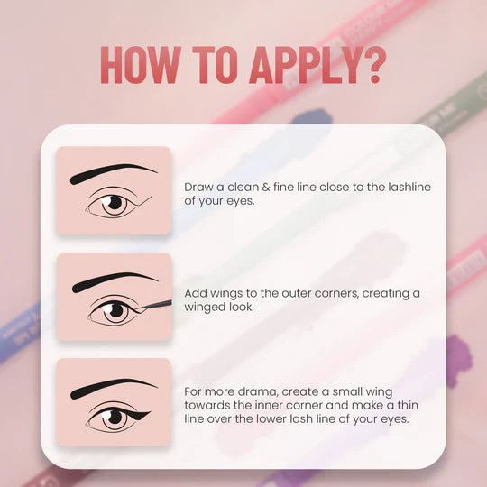 Swiss Beauty Colour Me Happy Eyeliner, 0.4g