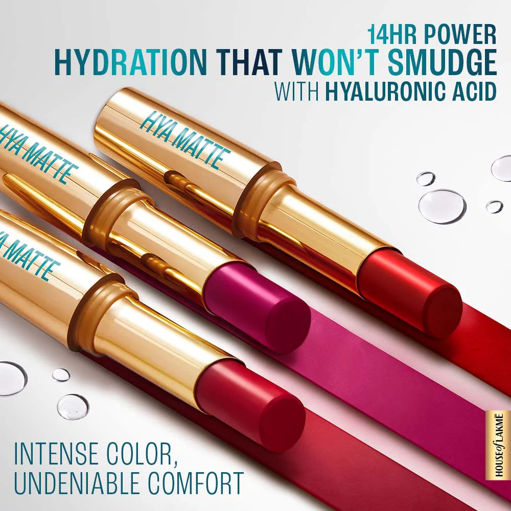 Lakmē 9to5 Hya Matte Lipstick, 3.6g