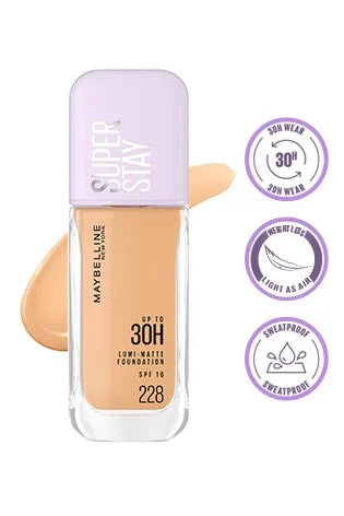 Maybelline New York Super Stay Lumi-Matte Liquid Foundation, 35ml