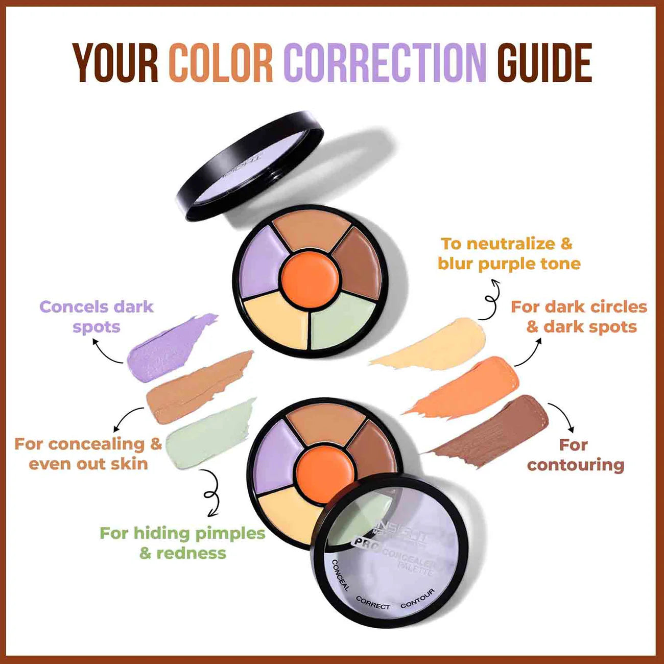 Insight Cosmetics Pro Concealer Palette, 15g