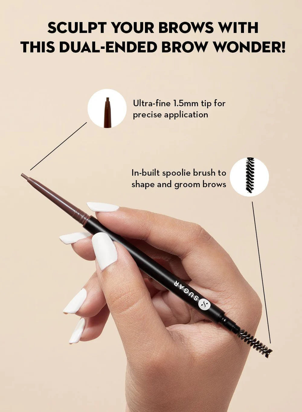 SUGAR Arch Arrival Micro Brow Pencil , 0.09g