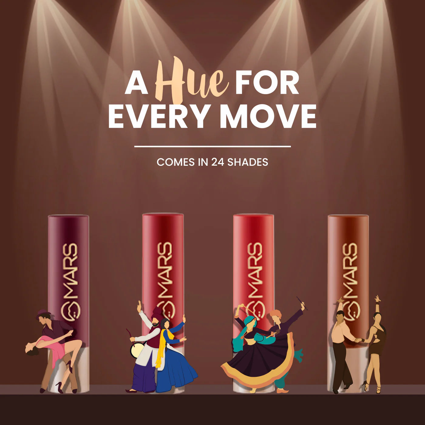 MARS Creamy Matte Lipstick, 3.2g