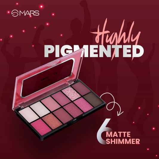 MARS 12 Color Eyeshadow Palette, Dance Of Joy, 13.2g