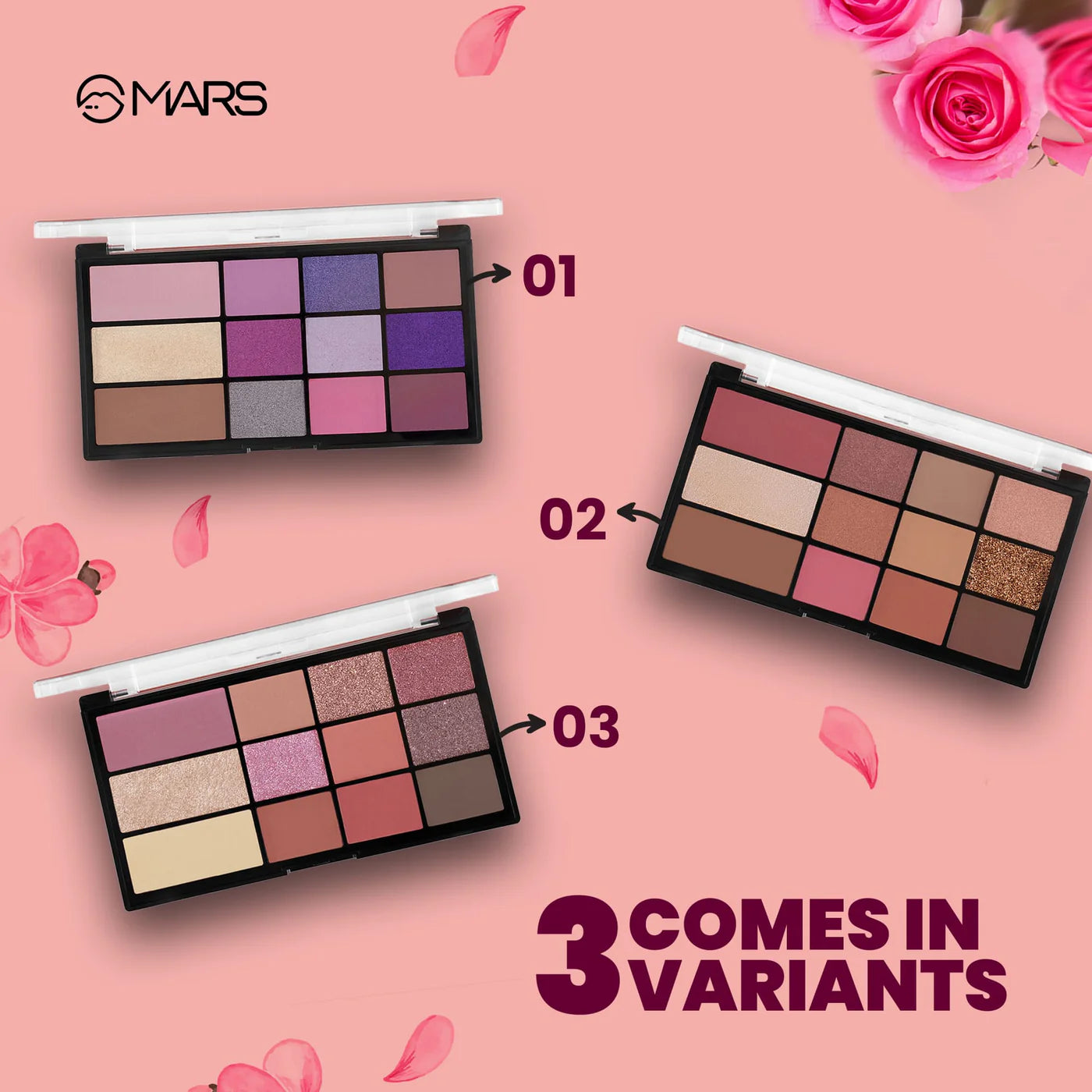Mars All I Need Makeup Kit With Multicolor Eyeshadows, Blusher, Bronzer And Highlighter