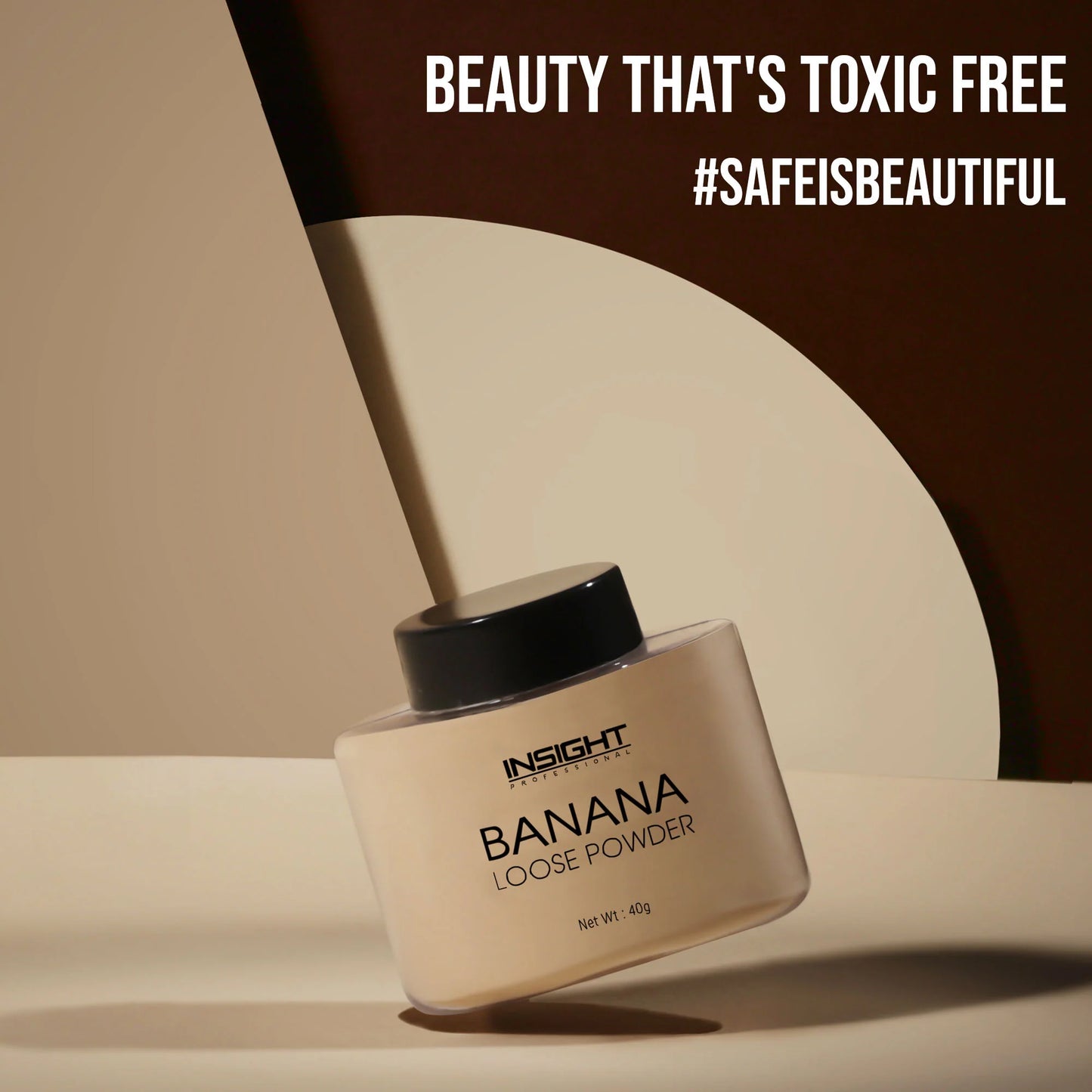 Insight Cosmetics Banana Loose Powder, 40g