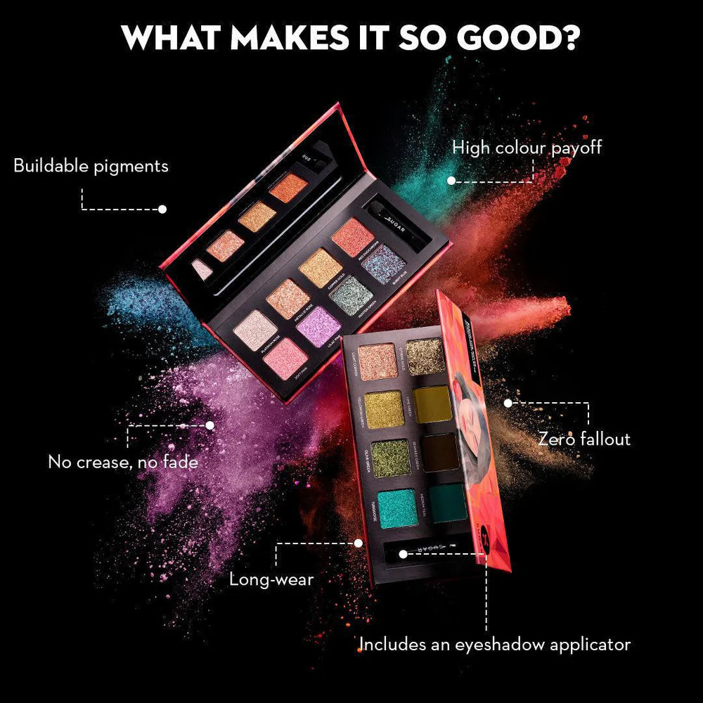 SUGAR Blend The Rules Eyeshadow Palette, 10.4g