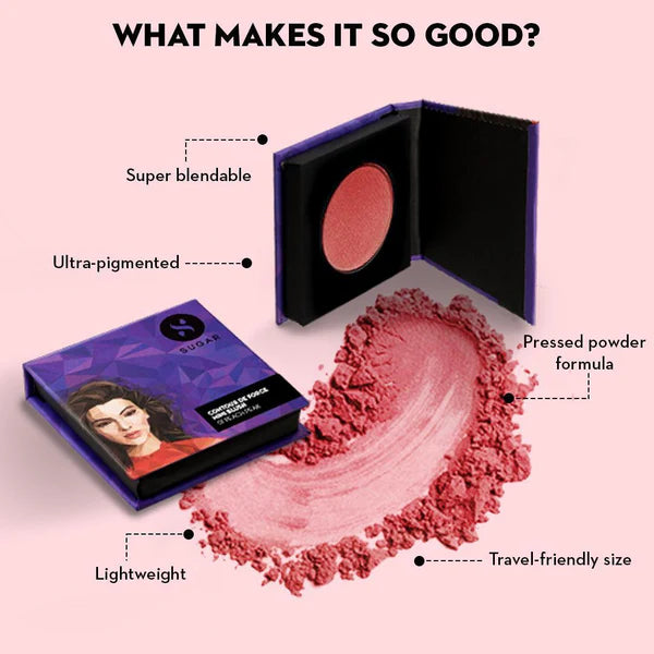 SUGAR Contour De Force Mini Blush, 4g