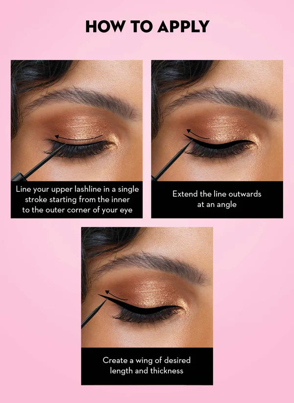 SUGAR Eye Warned You So! Double Matte Eyeliner, 01 BLACK SWAN, 1.7ml