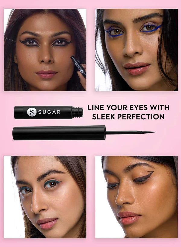 SUGAR Eye Warned You So! Double Matte Eyeliner, 01 BLACK SWAN, 1.7ml
