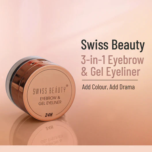Swiss Beauty Eyebrow & Gel Eyeliner, 7g