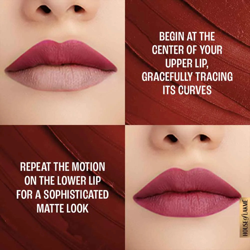 Lakmē Forever Matte Lipstick, 4.5g