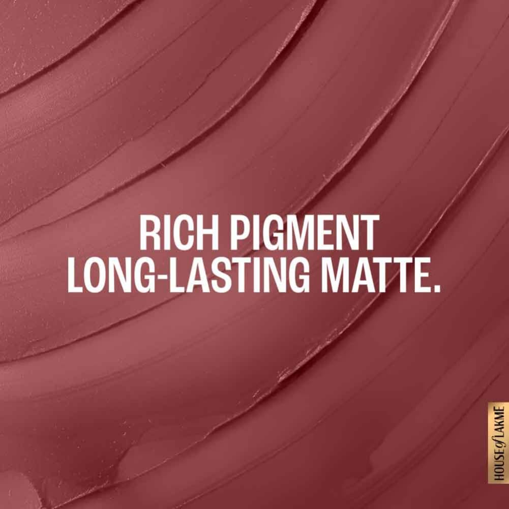 Lakmē Forever Matte Lipstick, 4.5g