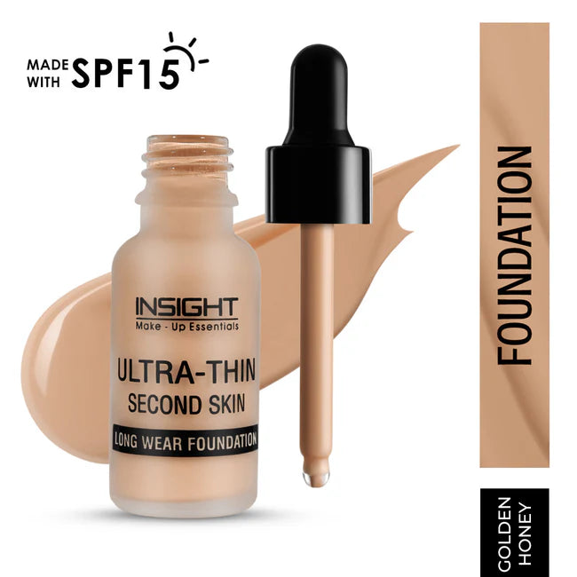 Insight Cosmetics Ultra-Thin Second Skin Long Wear Foundation, 20ml