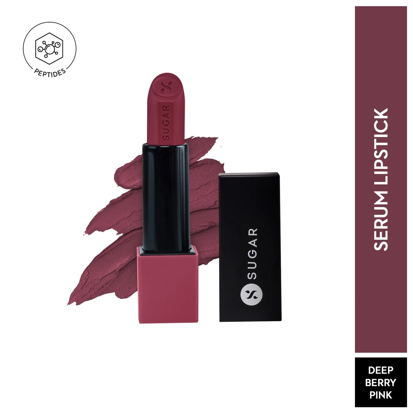 SUGAR Glide Peptide Serum Lipstick, 4.2g