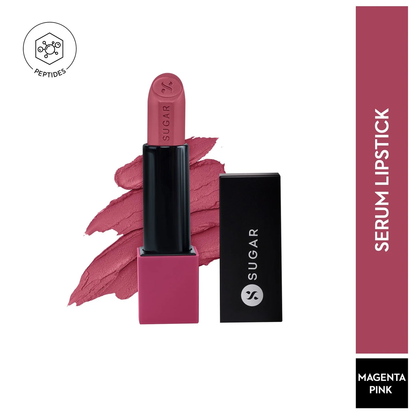 SUGAR Glide Peptide Serum Lipstick, 4.2g