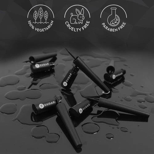 SUGAR Gloss Boss 24HR Eyeliner - 01 Back In Black, 2.5ml