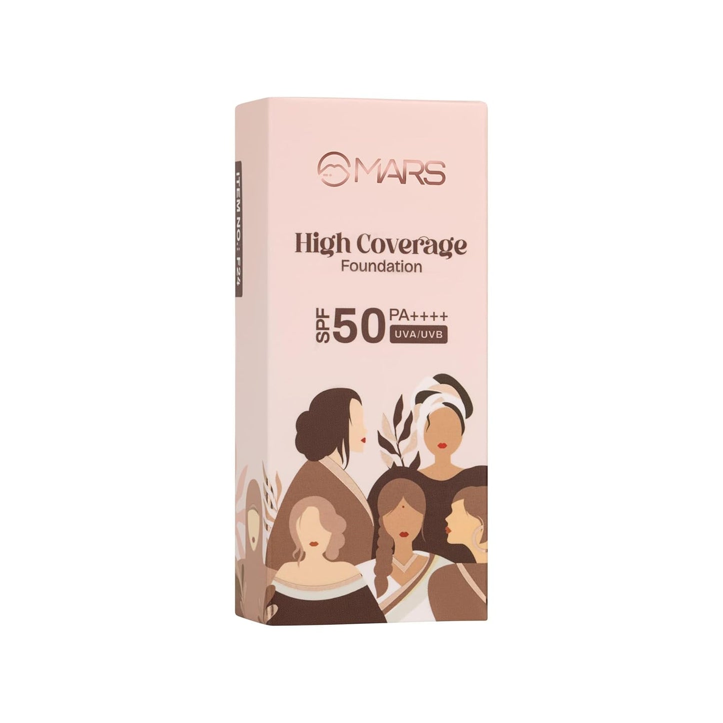 MARS High Coverage Foundation in a Tube | SPF 50PA++++ UVA/UVB, 25ml