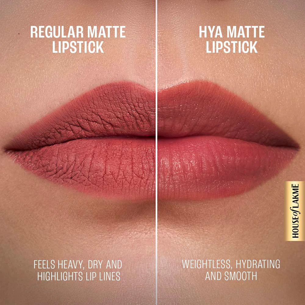 Lakmē 9to5 Hya Matte Liquid Lipstick, 5.3ml