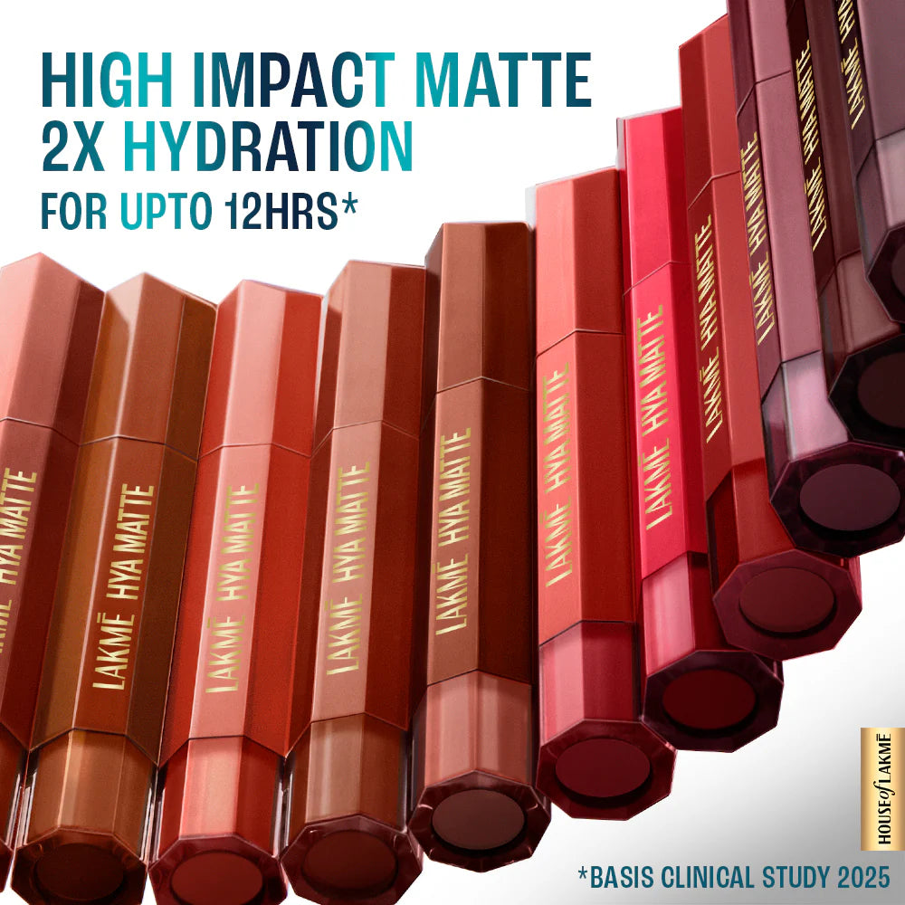 Lakmē 9to5 Hya Matte Liquid Lipstick, 5.3ml