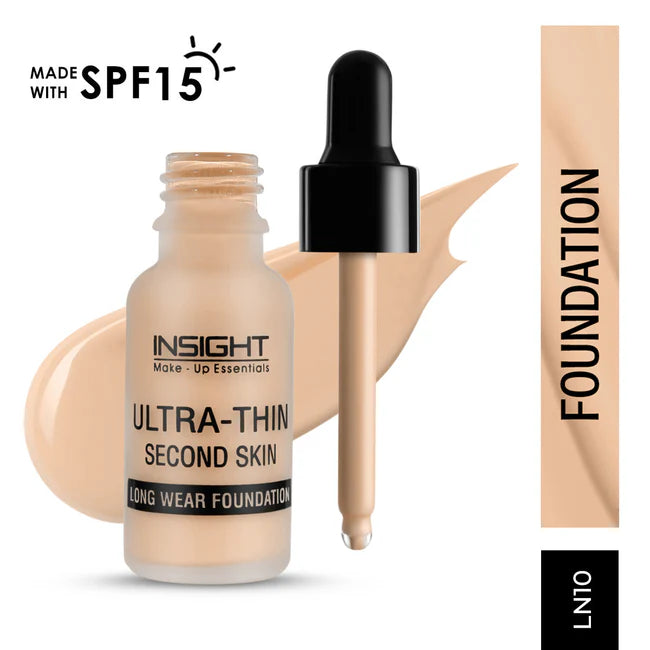 Insight Cosmetics Ultra-Thin Second Skin Long Wear Foundation, 20ml