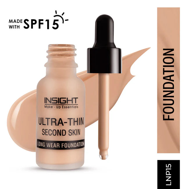 Insight Cosmetics Ultra-Thin Second Skin Long Wear Foundation, 20ml