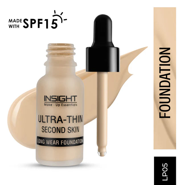 Insight Cosmetics Ultra-Thin Second Skin Long Wear Foundation, 20ml