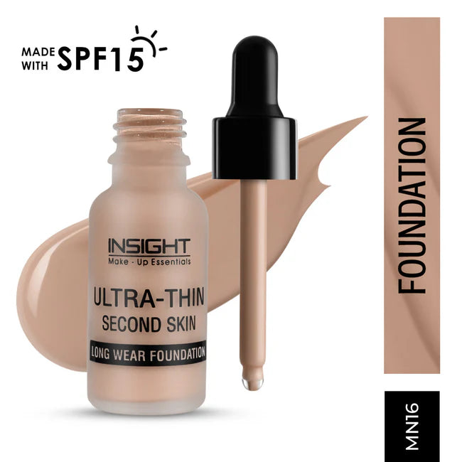 Insight Cosmetics Ultra-Thin Second Skin Long Wear Foundation, 20ml