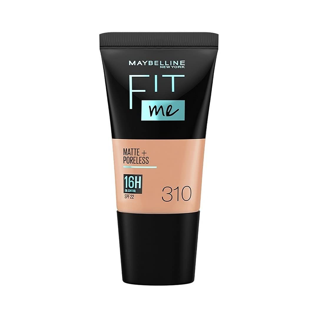 Maybelline New York Fit Me Matte + Poreless Foundation With SPF 22 PA ++ , 18ml