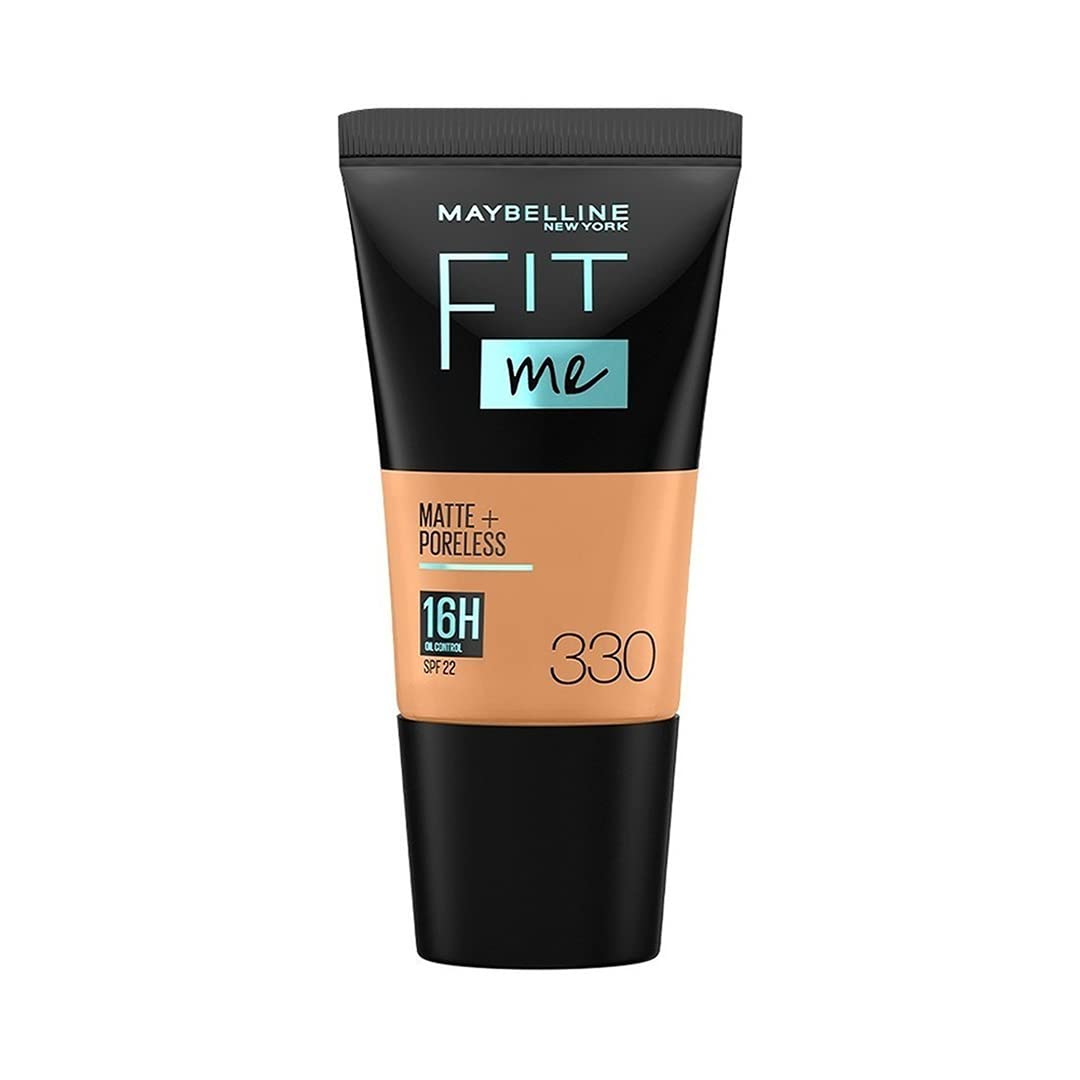 Maybelline New York Fit Me Matte + Poreless Foundation With SPF 22 PA ++ , 18ml