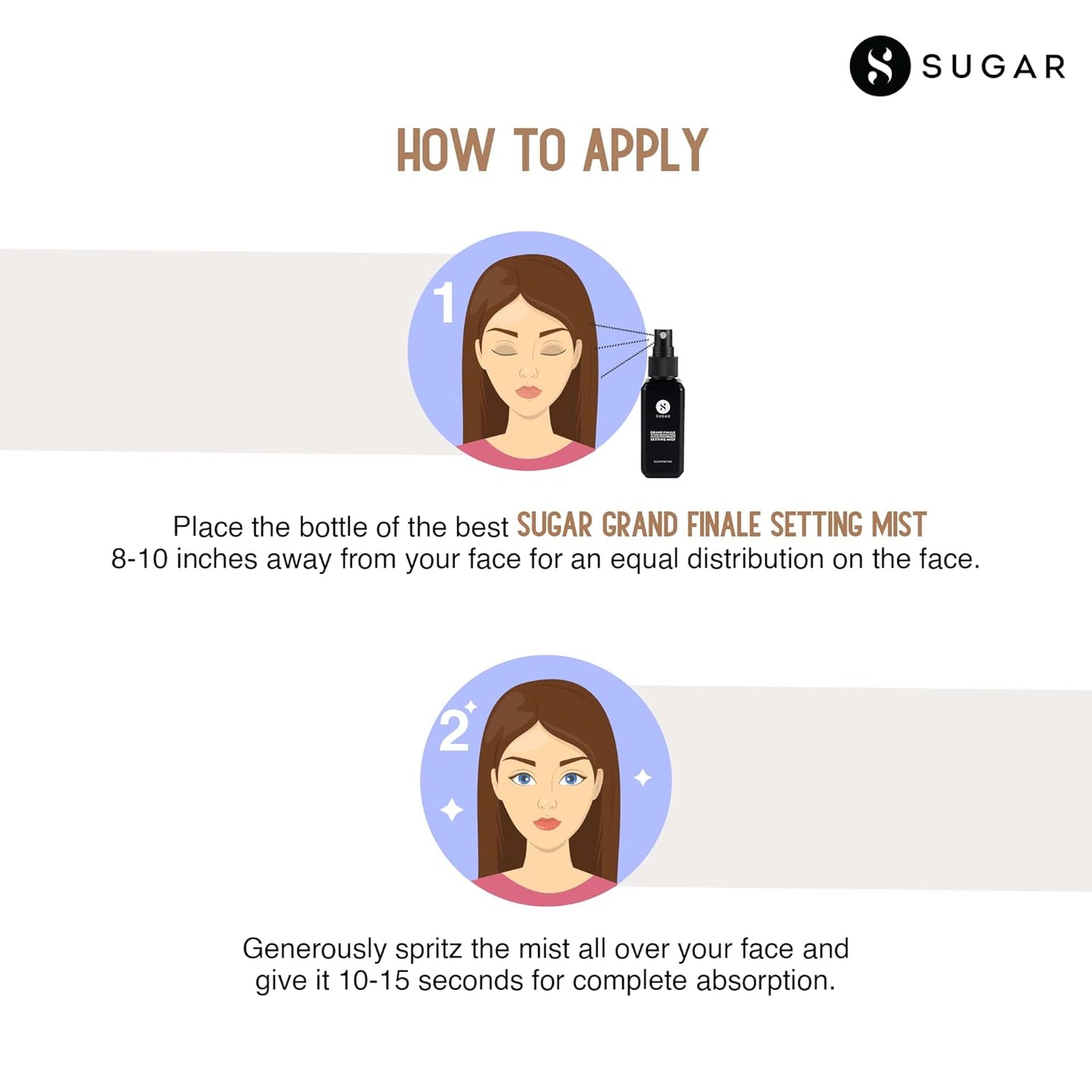 SUGAR Grand Finale Matte Setting Mist, 50ml