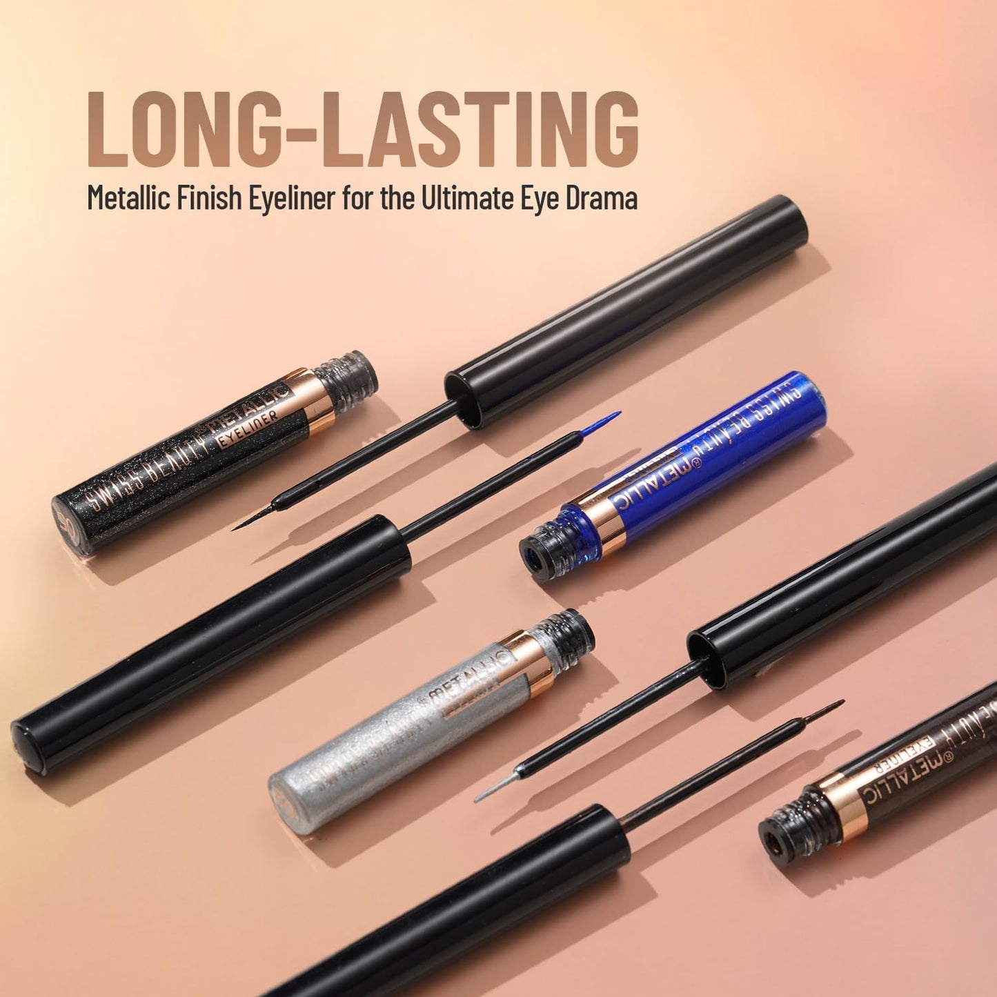 Swiss Beauty Metallic Eyeliner, 3.2ml