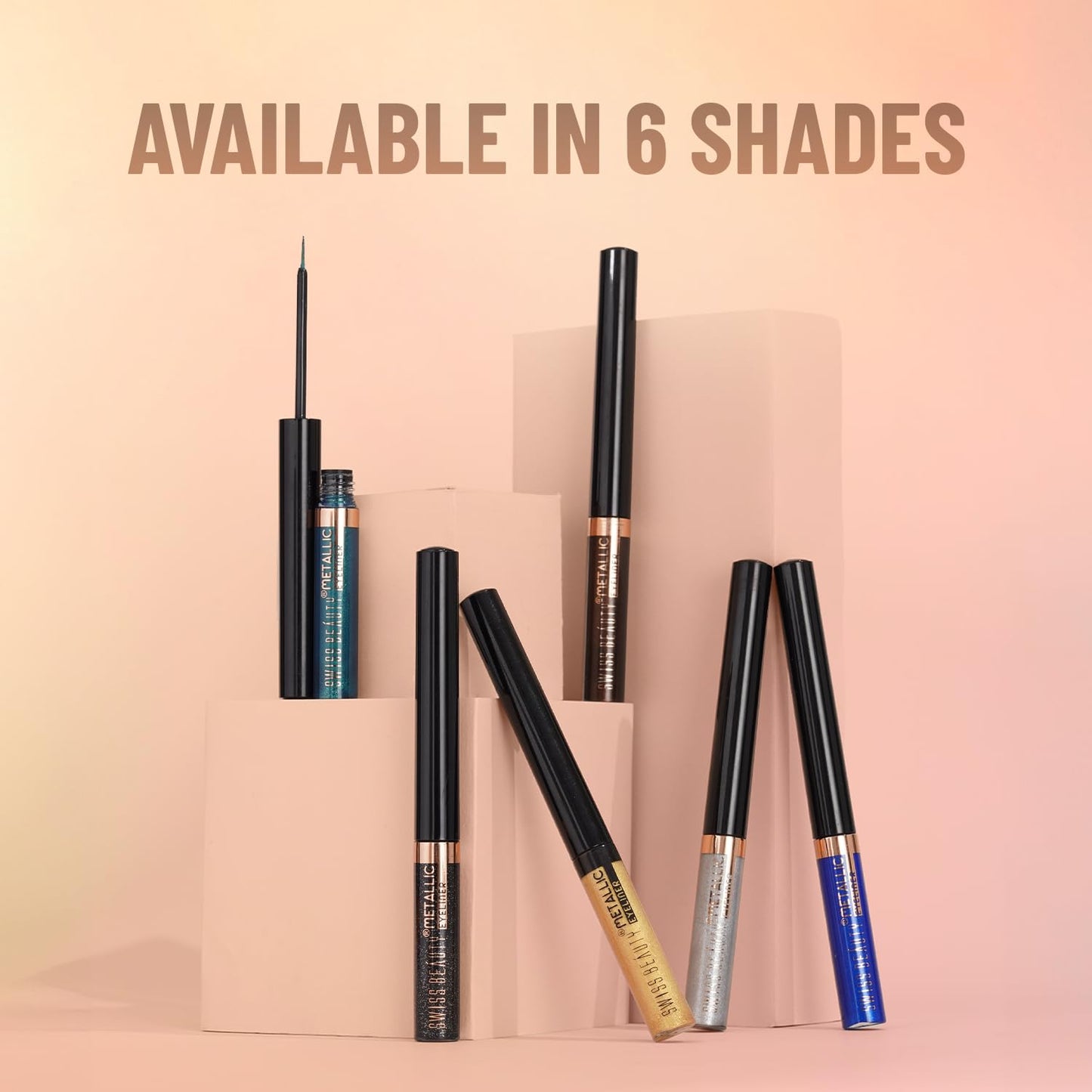 Swiss Beauty Metallic Eyeliner, 3.2ml