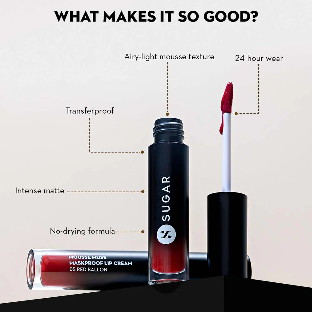 SUGAR Mousse Muse Lip Cream, 5ml