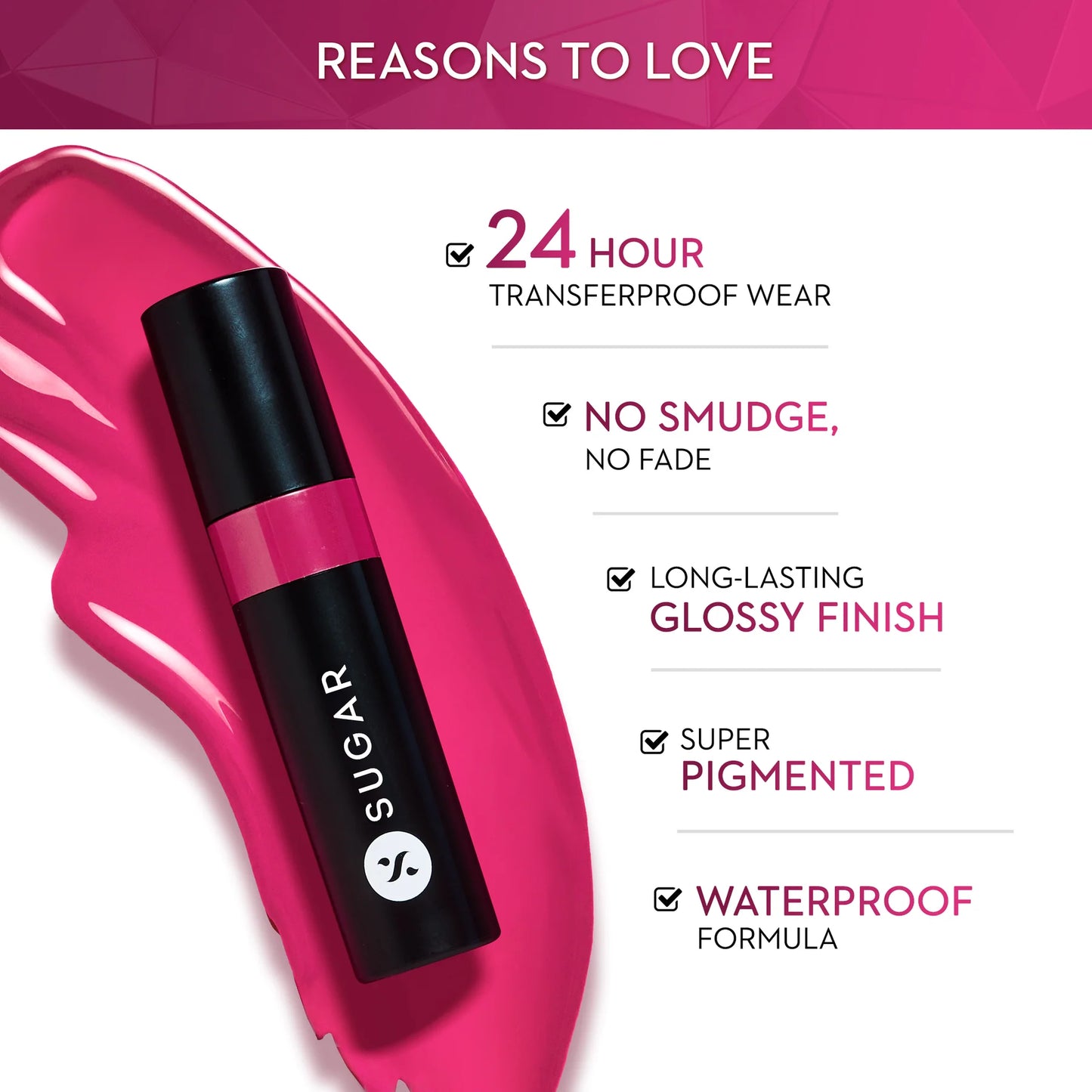 SUGAR Partner In Shine Transferproof Lip Gloss, 3ml