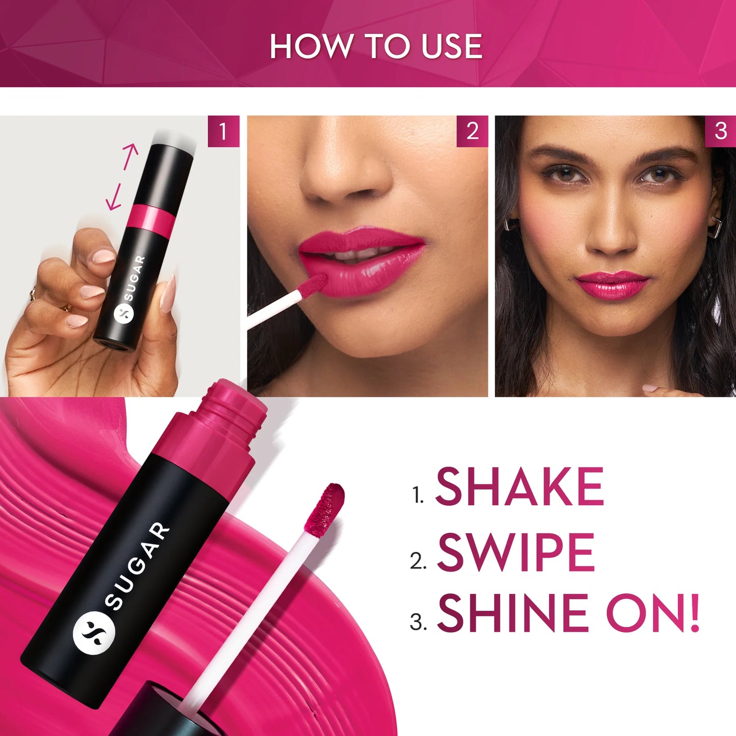 SUGAR Partner In Shine Transferproof Lip Gloss, 3ml