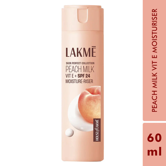 Lakmē Peach Ceramide Moisturizer with SPF 24| For Dry Skin, Normal Skin & Sensitive Skin