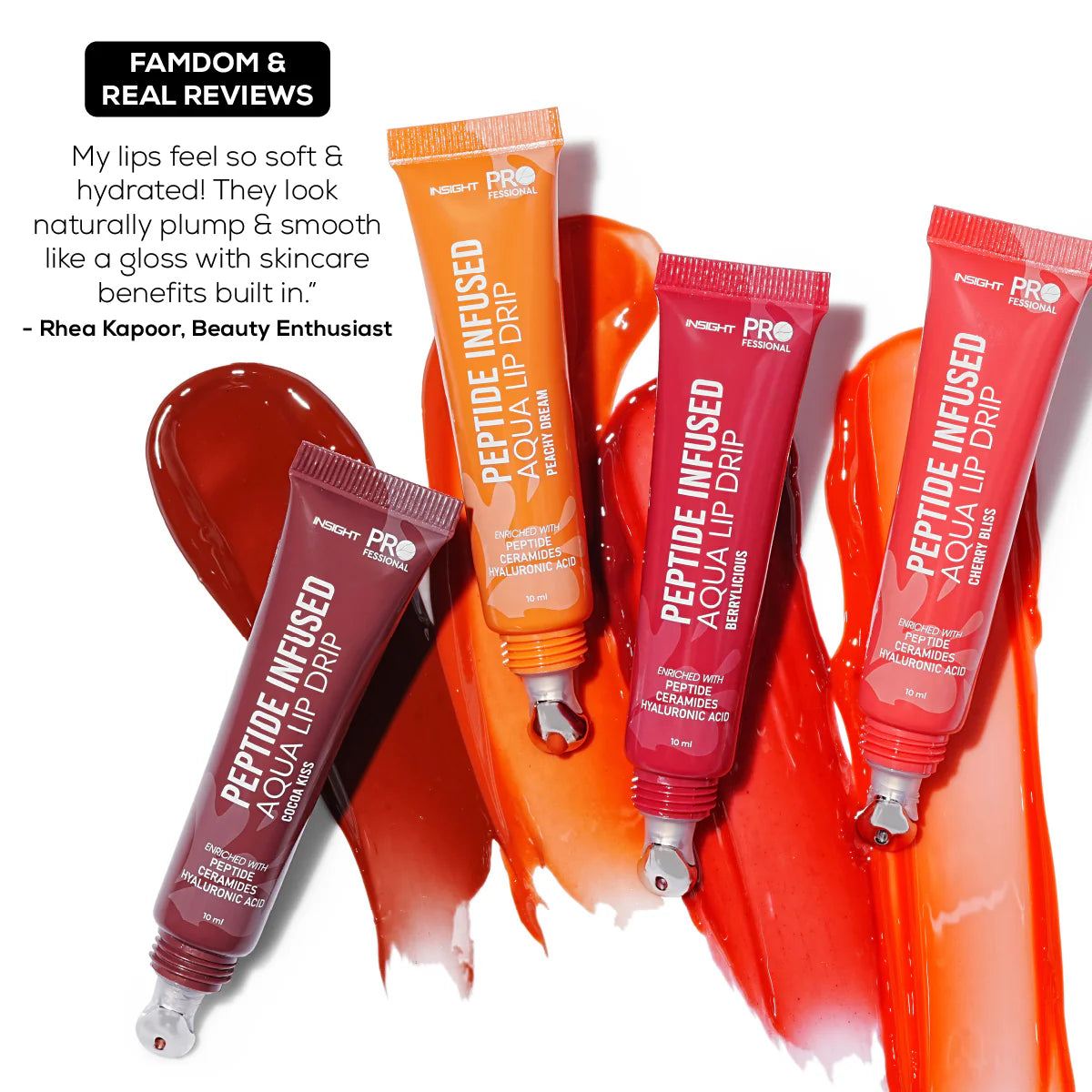 Insight Cosmetics Peptide Infused Aqua Lip Drip, 10ml