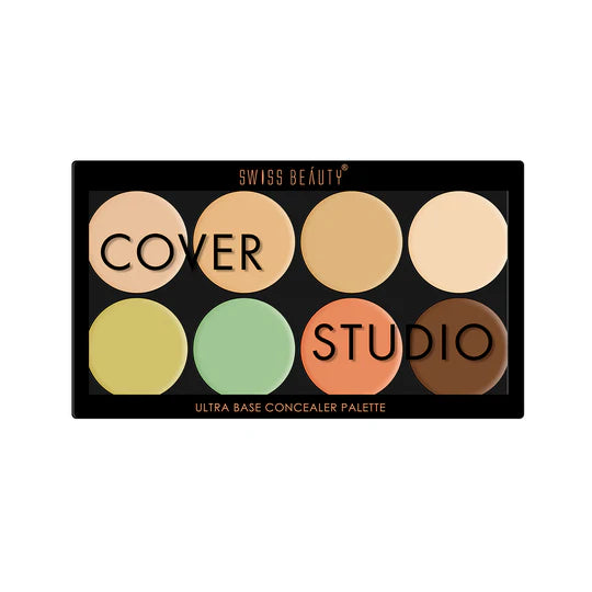 Swiss Beauty Cover Studio Ultra Base Concealer Palette, 19g