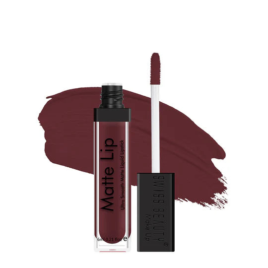 Swiss Beauty Matte Lip Liquid Lipstick, 6ml