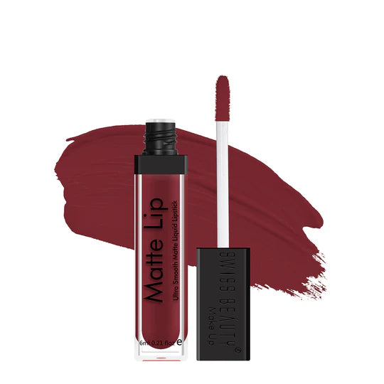Swiss Beauty Matte Lip Liquid Lipstick, 6ml