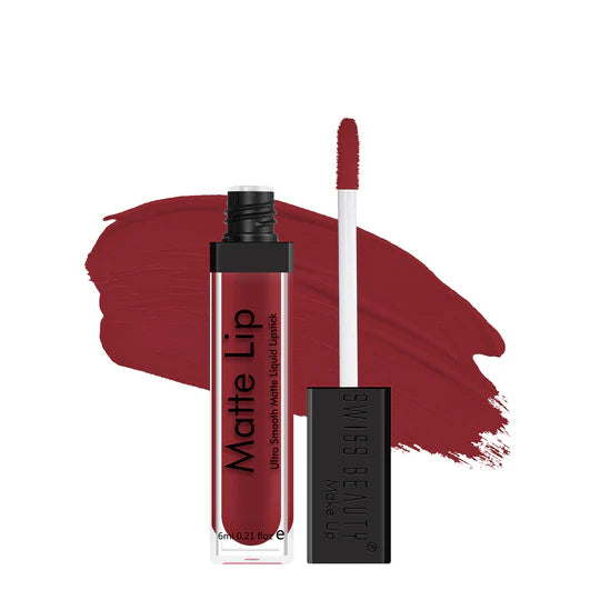 Swiss Beauty Matte Lip Liquid Lipstick, 6ml