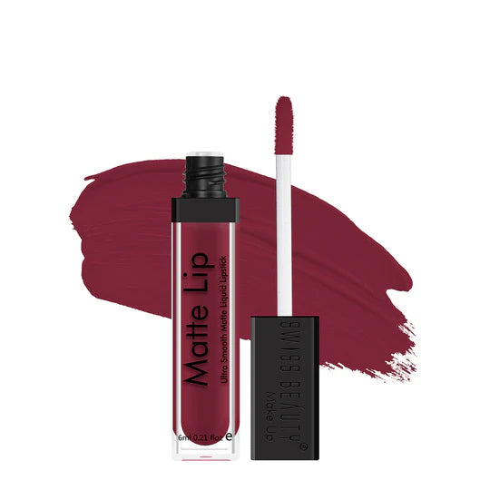 Swiss Beauty Matte Lip Liquid Lipstick, 6ml